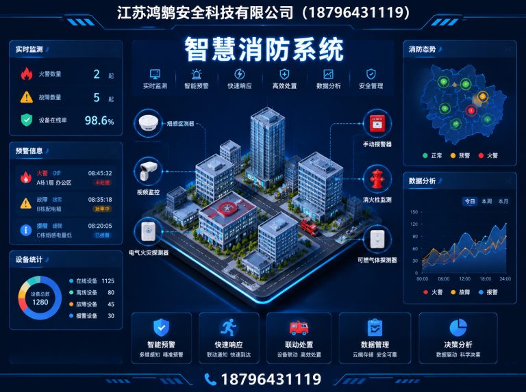 酒泉智慧消防系统展示图